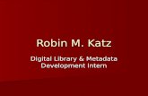 Digital Library and Metadata Development Internship