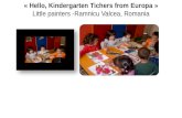 Hello, Kindergarten Teachers from Europa! - Prof. Elena Dobrinoiu
