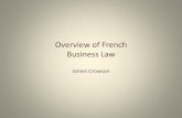 Overview of french business law
