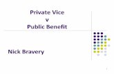 Private Vice versus Public Benefit