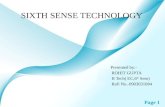 6th sense technology