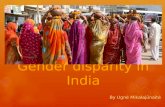 Gender disparity in India - Ugnė M.