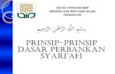 Prinsip - Prinsip Dasar dalam Produk Perbankan Syariah