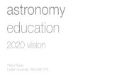 Astronomy Education 2020: A 5-year Vision