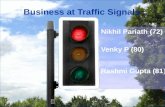 Business at traffic signals ppt