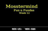 Moss   Week 12   Final   With Answers
