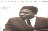 Thelonious monk for guitar