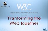 W3C at KESW2012