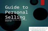 Xsell360 guide to personal selling