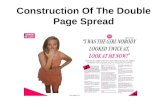 Construction of the double page spread