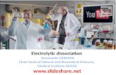 Reaviz electrolytic dissociation lecture 5