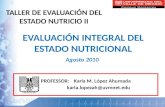 Taller de evaluación del edo nutricio ii   eval nutricia integral