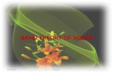 BAND THEORY OF SOLIDS