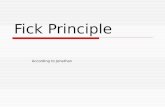 Fick principle