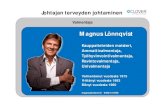 Magnus Lönnqvist: Johtajan terveyden johtaminen