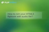 How to rich your html5 flipbook with audio file