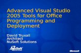 Advanced Visual Studio 2005 Tools For Office Programming And Deployment