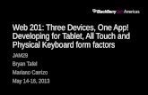 BlackBerry JAM 29: Web 201 - Three devices, one app!