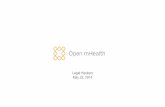 Open mHealth - Legal Hackers - May 22, 2014