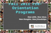 Loyola University Maryland- Pre-Orientation Presentation