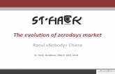 StHack 2014 - Raoul Chiesa The evolution of 0days market