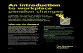 Intro To Workplace Pension Changes 2011
