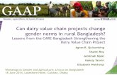 CARE Dhaka Gender Workshop Presentation