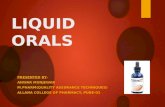 Liquid Orals Layout & Design