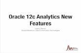 Oracle 12c Analytics New Features