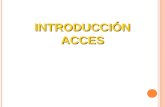 Introduccion acces