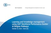 Mobile Performance Support at Belgian Railways: Future on-the-job-help, learning and certification