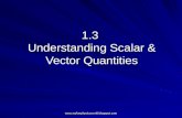 1.3 scalar & vector quantities