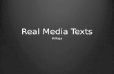 Real media texts By M.Raja