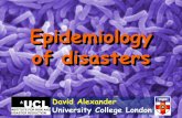 Disaster epidemiology