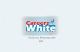 Careers in White B2B presentation