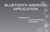 Bluetooth android application For interfacing with arduino