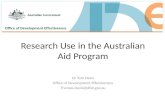 Thomas Davis - Research Use in Australian Aid Program