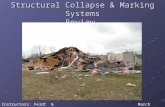 Structural collapse  marking system review 2012