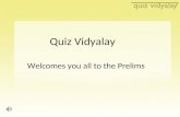 Quiz Vidyalay Quiz 2-Prelims
