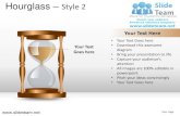 Hourglass design 2 powerpoint ppt slides.