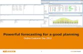 Ordina Planning & Scheduling Day - APS - powerful forecasting for a good planning