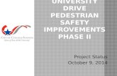University Drive Pedestrian Safety Improvements Phase II