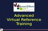 Advanced Virtual Reference Training