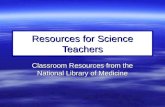 Resources for Science Teachers Classroom Resources from the ...