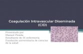 Coagulacion diseminada intravascular