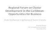 RFCD 2011: Dr. Beverly Morgan: Cluster Development in the Caribbean Agribusiness & Tourism in Jamaica