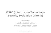 Itsec (information technology security evaluation criteria)