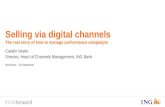 Selling via Digital Channels - how to manage performance campaigns