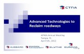 Advanced Technologies To Reclaim Roadways