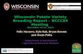 Wi potato breeding research update 2012